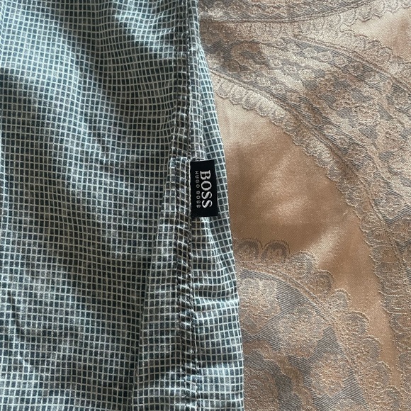 Hugo Boss Slim Fit Checked Shirt Sz L - Picture 5 of 6
